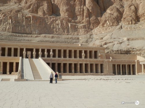 Egypt, Luxor - Chrám královny Hatšepsut
