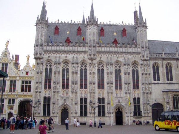 Gotická radnice, Bruggy - Belgie