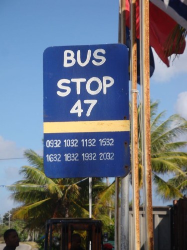 Autobusová zastávka - Nauru