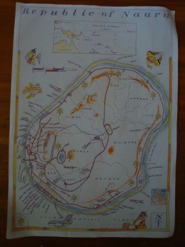 Hotelová mapa Nauru