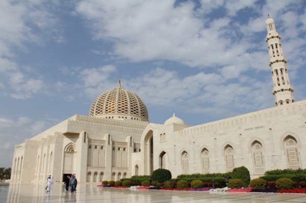 Omán - mešita v Muscatu
