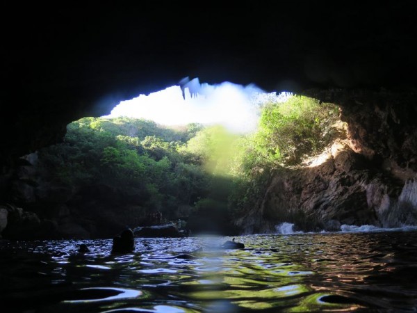 Jeskyně Grotto - Severní Mariany, Mikronésie, Tichomoří