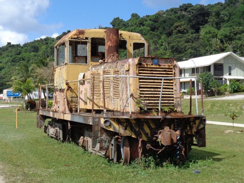 Lokomotiva důlní železnice - Vánoční ostrov