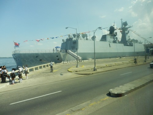 Korejská loď v Havaně