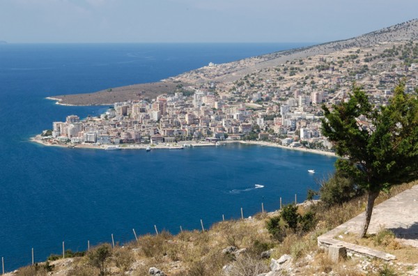 Saranda, výhled z Lekursi - Albánie