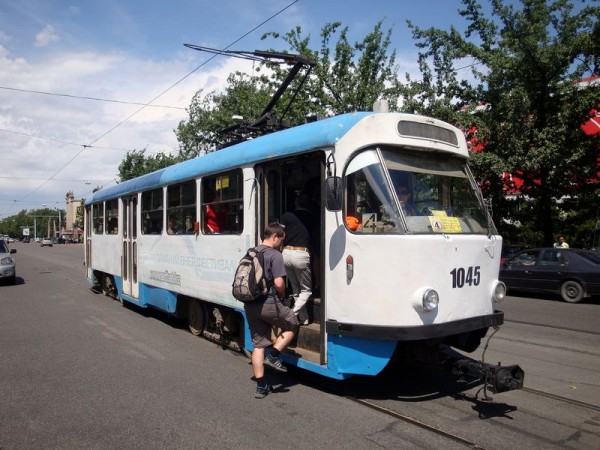 Almatská tramvaj - Almaty, Kazachstán