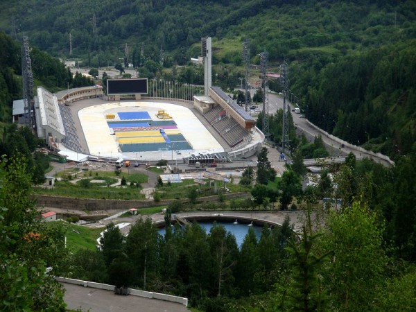 Medeu, zimní stadion - Kazachstán