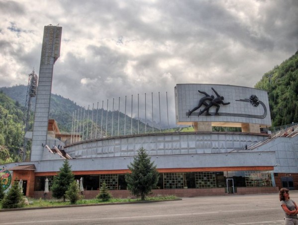 Medeu, u zimního stadionu - Kazachstán