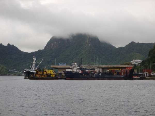 V přístavu Pago Pago - Americká Samoa