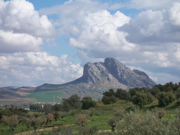 Peña de Enamorados, Skála zamilovaných - Andalusie, Španělsko