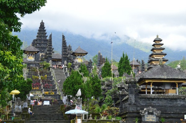 Besakih, chrám - Bali, Indonésie