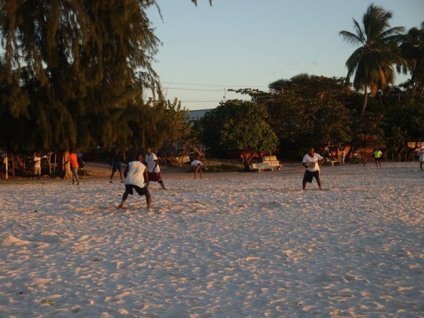 Browne´s Beach, kopaná - Barbados, Karibik