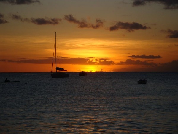 Západ slunce - Barbados, Karibik