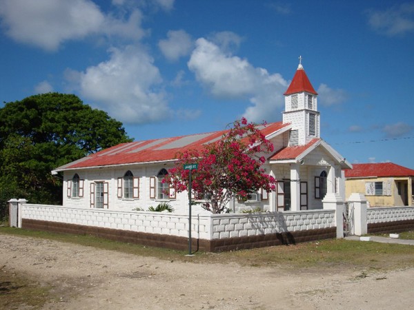 Kostel v Codringtonu - Barbuda, Malé Antily