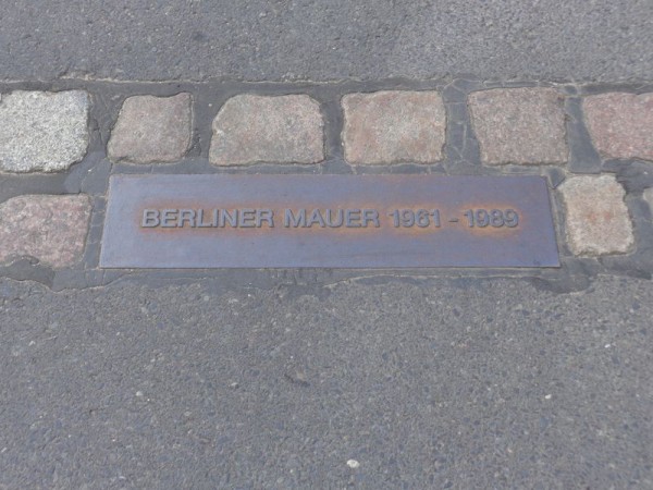 Berlínská zeď, značka - Berlín, Německo