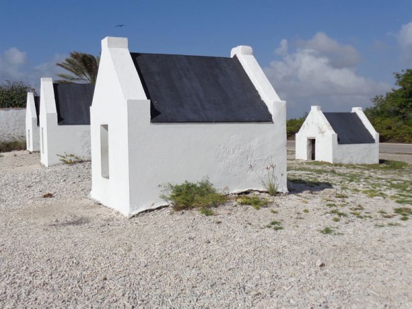 Domky otroků - Bonaire, Karibik