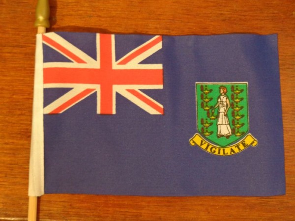 Vlajka - Britské Panenské ostrovy, Karibik