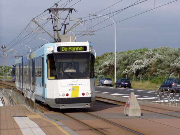 Tramvaj v Bredene - Belgie