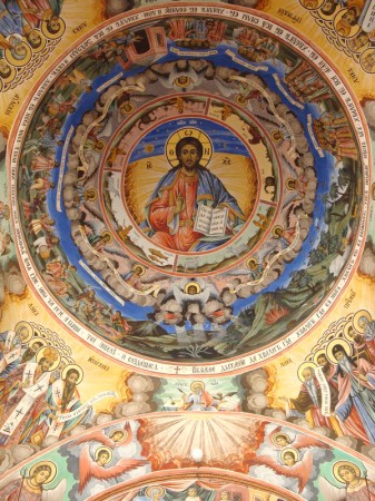 Bulharsko_Rilský klášter, Freska