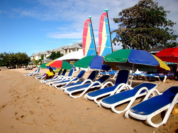 Reduit Beach - Sv. Lucie, Karibik
