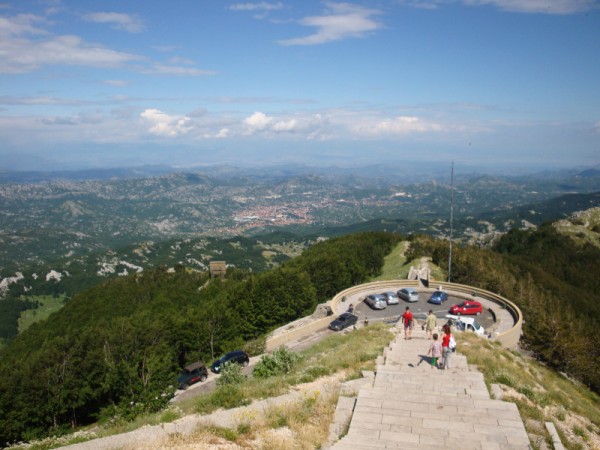 Mauzoleum Lovtsen, výhled - Černá Hora