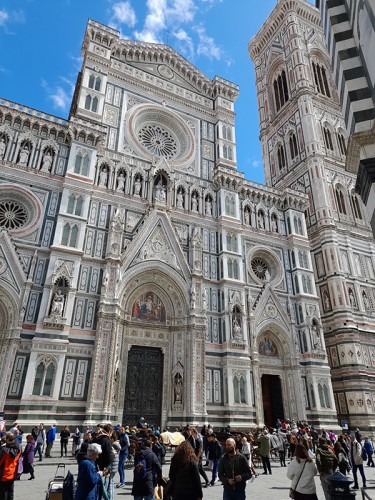 Katedrála Santa Maria del Fiore, vstup - Florencie, Itálie