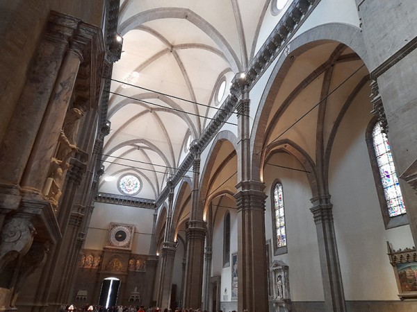 Santa Maria del Fiore, interiér - Florencie, Itálie