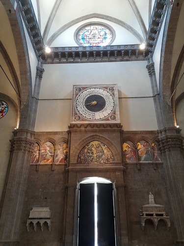Santa Maria del Fiore, vstup, interiér - Florencie, Itálie