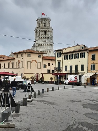 Šikmá věž, náměstí - Pisa, Itálie