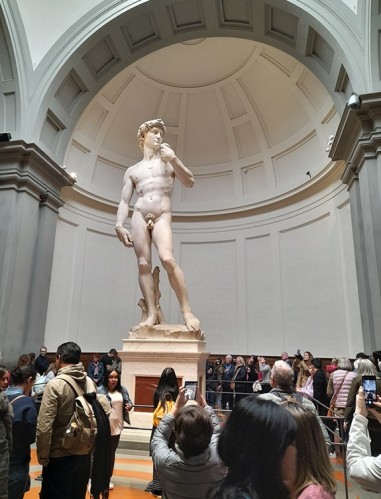 Socha Davida, galerie Accademia - Florencie, Itálie