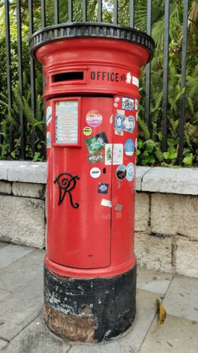 Poštovní schárnka Victoria - Gibraltar