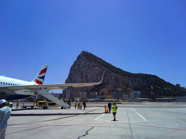 Přílet na Gibraltar