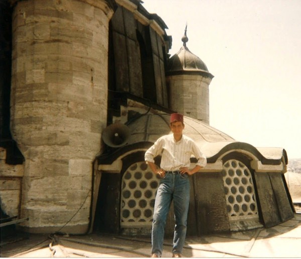 Na střeše mešity - Istanbul, Turecko