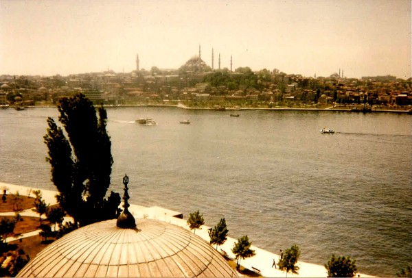 Pohled z minaretu - Istanbul, Turecko