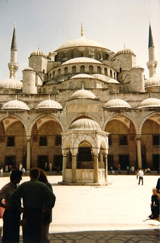 Vstup do Modré mešity - Istanbul, Turecko
