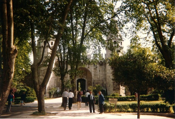 Vstup do Topkapi - Istanbul, Turecko