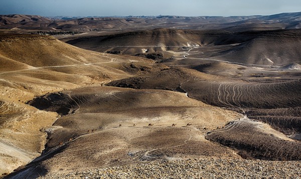 Negevská poušť, výhled - Izrael