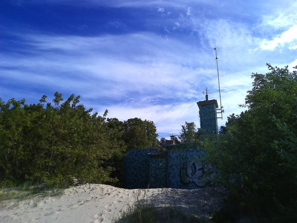 Bunkr u pláže - Jūrmala, Lotyšsko