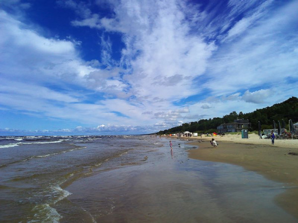 Pláž Jūrmala - Lotyšsko