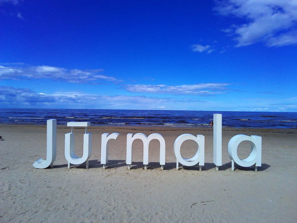 Pláž, název - Jūrmala, Lotyšsko