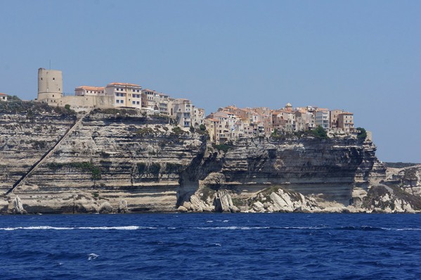 Město Bonifacio - Korsika