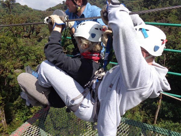 Zip Line - Květa a Pavel jedou