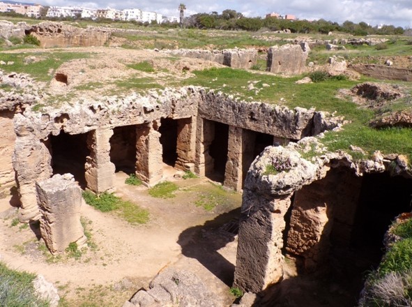 Pafos, zbytky starověkého města - Kypr