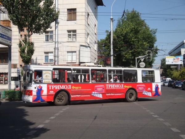 Trolejbus v Biškeku - Kyrgyzstán