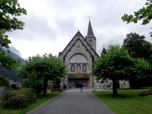 Kostel v Balzers - Lichtenštejnsko
