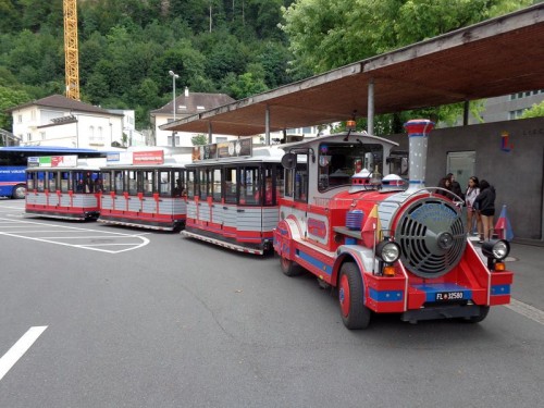 Vaduzský vláček - Lichtenštejnsko