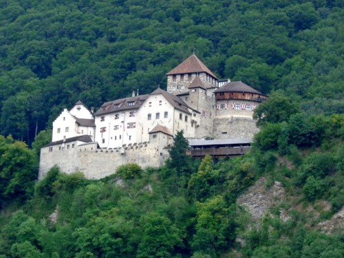 Vaduzský hrad - Lichtenštejnsko