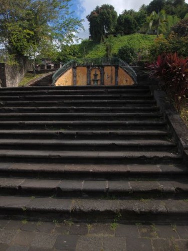 Saint-Pierre, schodiště - Martinik, Karibik