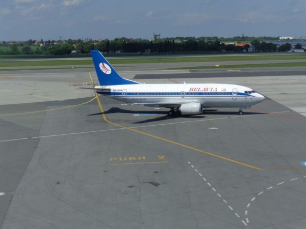 Belavia na pražské Ruzyni