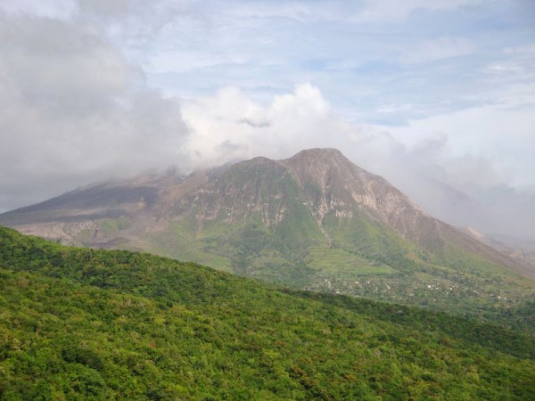 Pohled na Vulkán - Ostrov Montserrat, Karibik